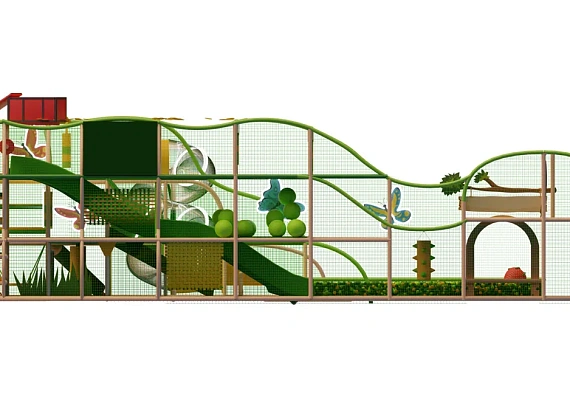 Детский игровой лабиринт «Листопад» Фото 1