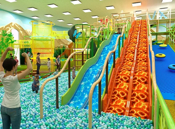 Детская двухскатная горка (Скат) из стеклопластика Н3600 Фото 2