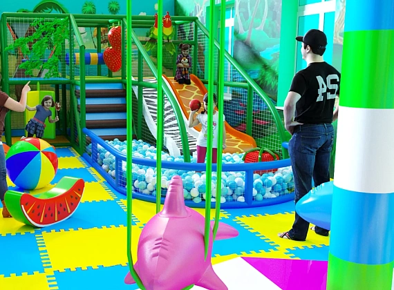 Детская двухскатная горка (Скат) из стеклопластика Н1200 Фото 3