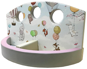 Сухой бассейн «Детский тир» с УФ-печатью