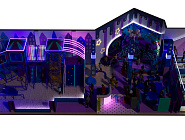 Детская игровая комната «Неон сити» Фото 6