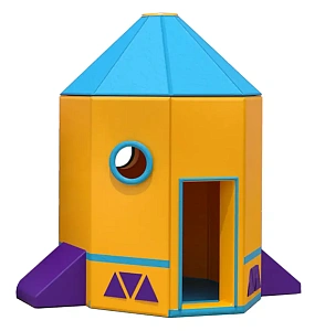 Мягкий игровой домик «Ракета»