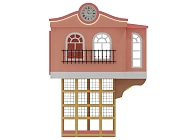 Вязаный улей «Дом с часами» Фото 2