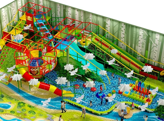 Детский игровой лабиринт «Лесное Приключение» Фото 2