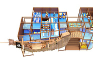 Детский игровой лабиринт Пиратский корабль Фото 2