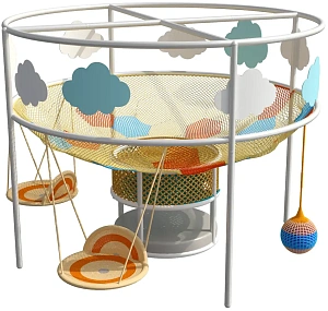 Плетеный игровой комплекс «Парение»