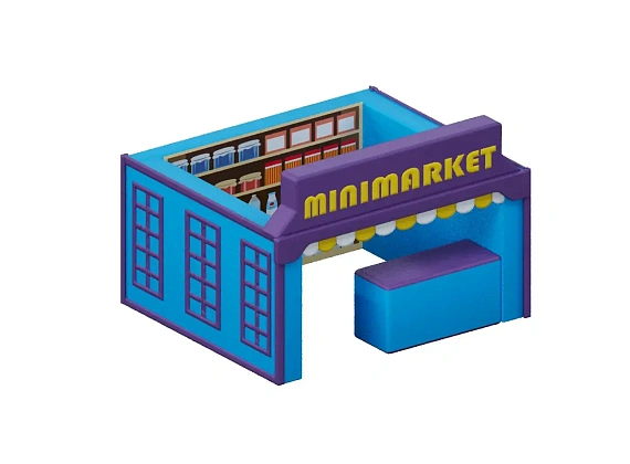 Мягкий игровой домик «Мини-Маркет»