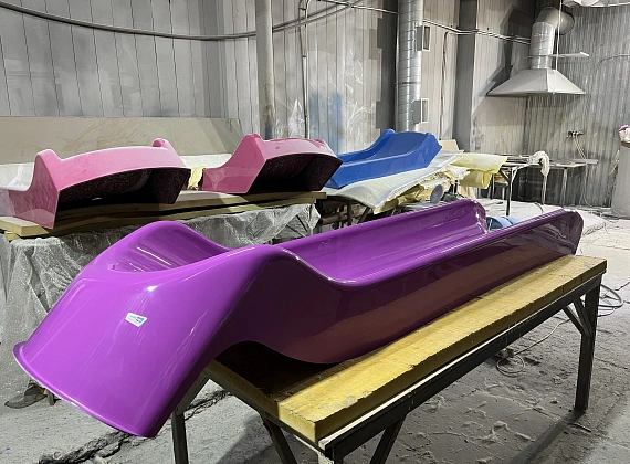 Детская горка (Скат) из стеклопластика Н1500 Фото 9