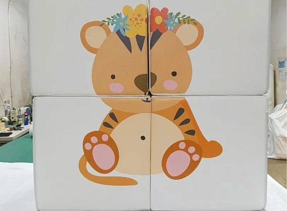 Набор кубиков «Собери рисунок» с аппликацией Фото 9