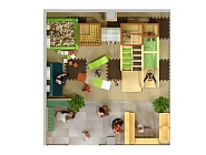 Детский игровой лабиринт для ресторана «Зелёный домик» Фото 6