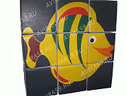 Мозаика «Рыбка» 9 деталей