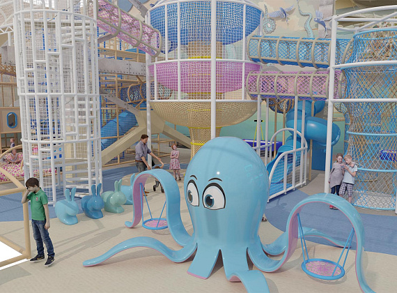 Детский игровой центр 350 м2 "Царство осьминога" Фото 1