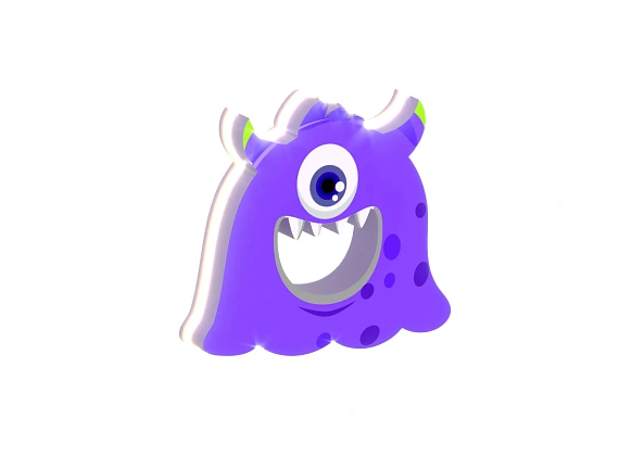 Настенный шарожор «Монстрик» Фото 1