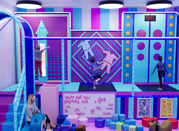 Детская игровая комната «Неон сити» Фото 3