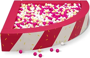 Cухой бассейн угловой с УФ печатью «Candy»