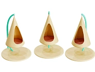 Кресло «Капля» с кольцом из габардина Фото 1