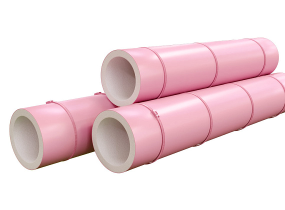 Молочно-розовые виниловые рукава для детских лабиринтов