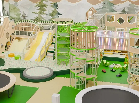 Детский игровой лабиринт «Эко-городок»