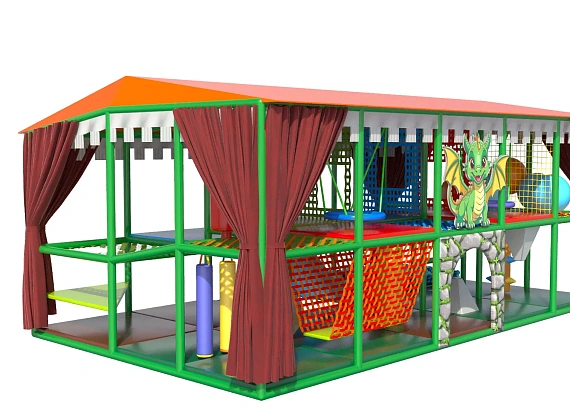 Детский игровой лабиринт «Домик Дракоши» Фото 2