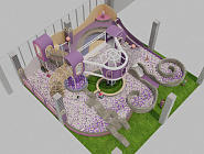 Детская игровая комната «Небо и Пудра» Фото 1