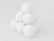 Белые шарики для сухого бассейна