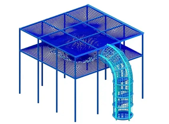 Плетеный игровой комплекс «Матрица» Фото 1