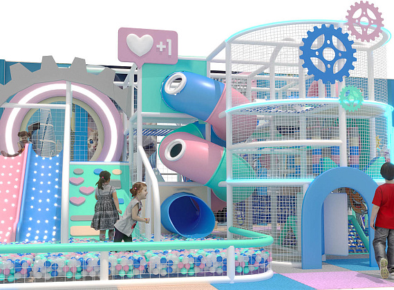 Детская игровая комната "Лаборатория" 140 м2 Фото 1