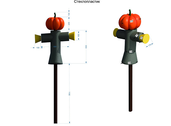 Игровой комплекс «Пугало» Фото 2