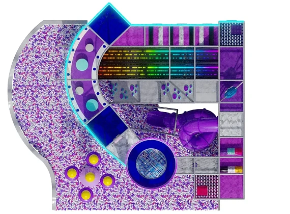 Детский игровой лабиринт «Конфетный Замок» Фото 4
