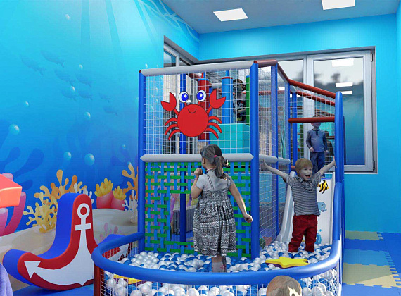 Детский игровой лабиринт Морской краб Фото 6