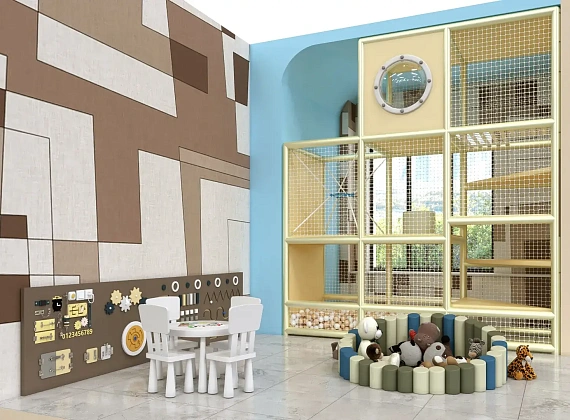 Детский игровой лабиринт для ЖК «Уютный этаж»