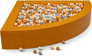 Cухой бассейн угловой «Оранжевый»