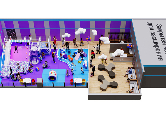 Детская игровая комната «Фиолетик» Фото 3