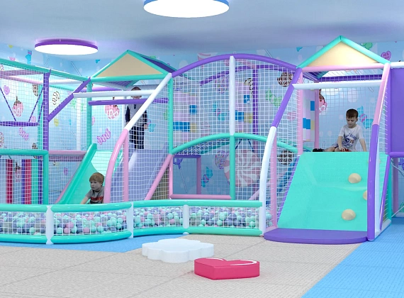 Детская игровая комната «Сахарная планета» Фото 1