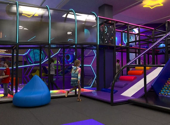 Детский центр «Звёздный Путь» c неоновой подсветкой Фото 8