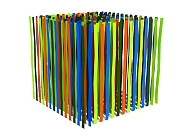 Ленточный лабиринт для детской комнаты