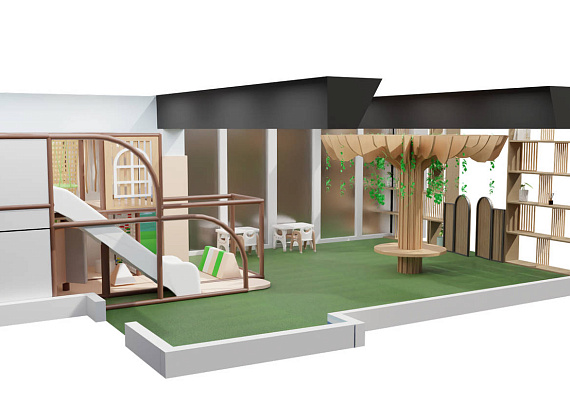 Детский игровой лабиринт для ЖК «Вокруг дерева»