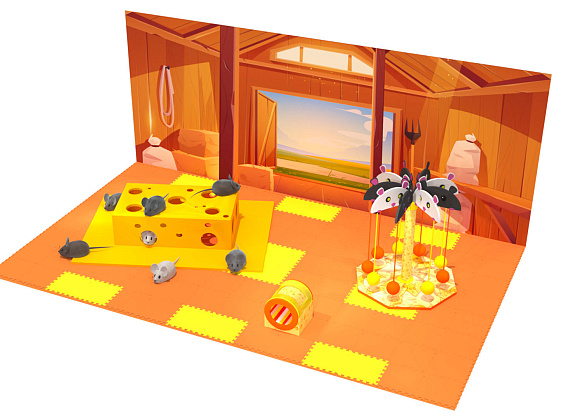 Сырный домик с мышами Фото 2