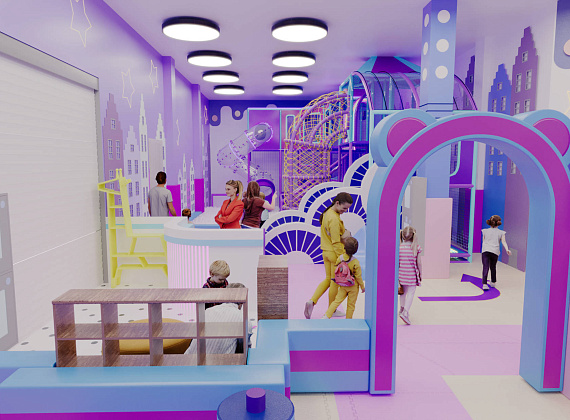 Детская игровая комната «Неон сити» Фото 2