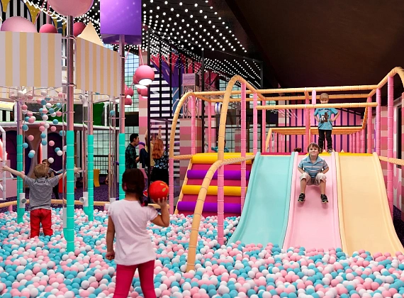 Детская трехскатная горка (Скат) из стеклопластика Н1200