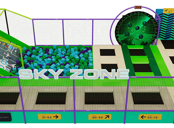 Батутный комплекс 300 м2 Sky zone Фото 5