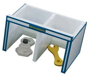 Мягкий игровой домик «Автосервис»