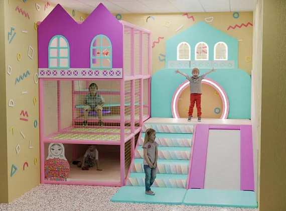 Детский игровой лабиринт  Зефирный