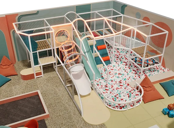 Детский игровой лабиринт «Мята и Персик» Фото 2