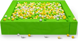 Cухой бассейн квадратный «Зеленый»