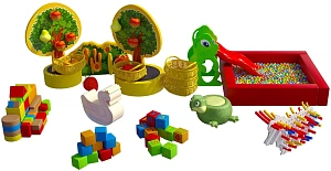 Комплект мягких модулей для детского центра «Джуси-Парк»