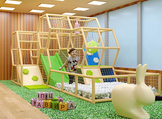 Детский игровой лабиринт Колючка