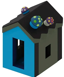 Мягкий игровой домик «Грибы»