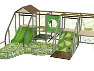 Детский игровой лабиринт «Листик»