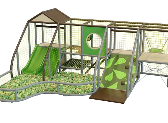 Детский игровой лабиринт «Листик»